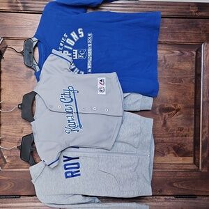 KANSAS CITY Royals youth Small bundle NWOT